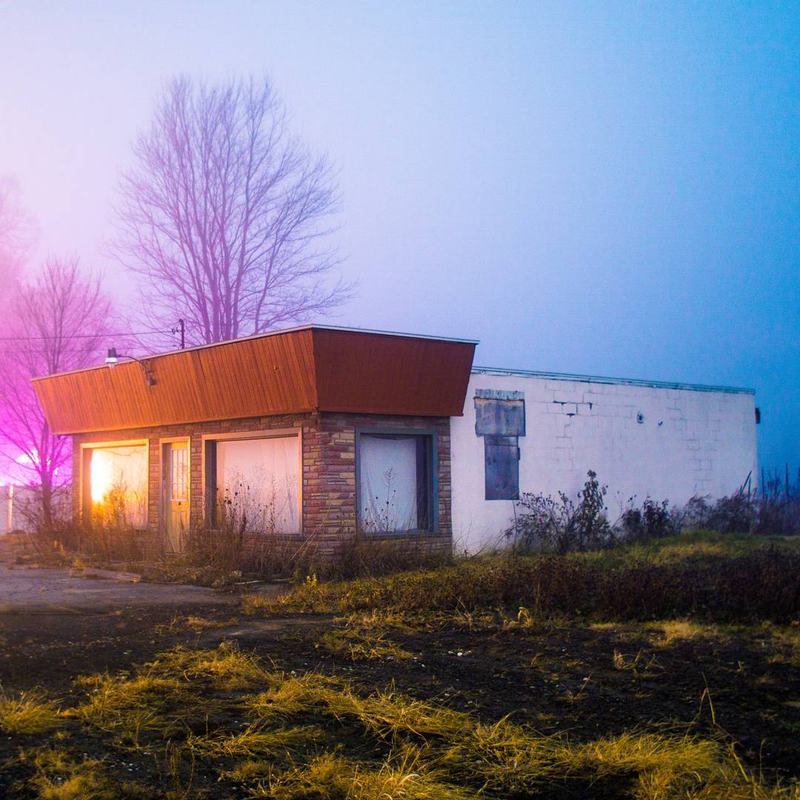 Abandoned building in Schuylerville, NY. 30 second exposure on a foggy night... I want to do a lot more of this in 2018